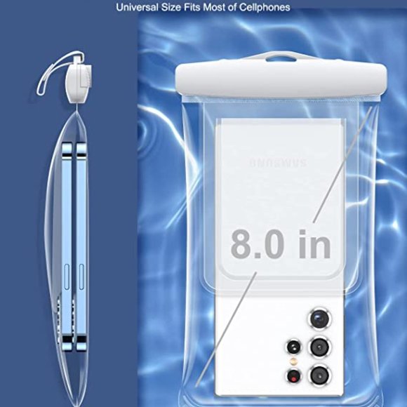 [2-Pack] Universal Waterproof Phone Pouch Industry-First 3D Seamless Body] - Picture 4 of 4